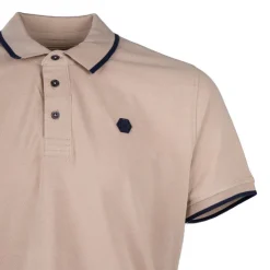 CERRUTI Polo en coton avec liseré isonzo Homme BEIGE Outlet