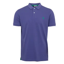 US POLO Polo en piqué king à manches courtes Homme BLEU New