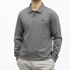 HELVETICA Polo gaia Homme GRIS FONCE Hot