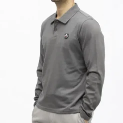 HELVETICA Polo gaia Homme GRIS FONCE Hot
