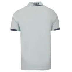 GIANFRANCO FERRE Polo Gianni à boutons coton texturé Homme VERT CLAIR