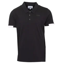 GIANFRANCO FERRE Polo Gianni à boutons coton texturé Homme NOIR