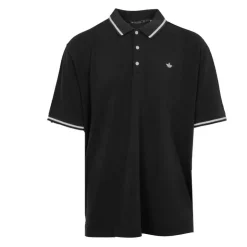 DOCKERS Polo grandes tailles coton avec liseré logo brodé Homme NOIR Best