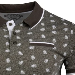 BLAGGIO Polo imprimé Homme KAKI