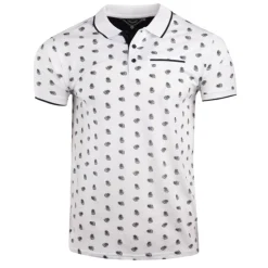 BLAGGIO Polo imprimé Homme BLANC Outlet