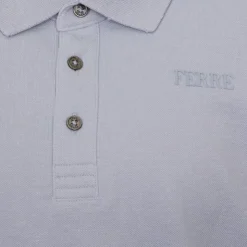 GIANFRANCO FERRE Polo Leandro coton avec boutons Homme BLEU CLAIR New