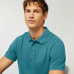 GIANFRANCO FERRE Polo Leandro coton avec boutons Homme VERT