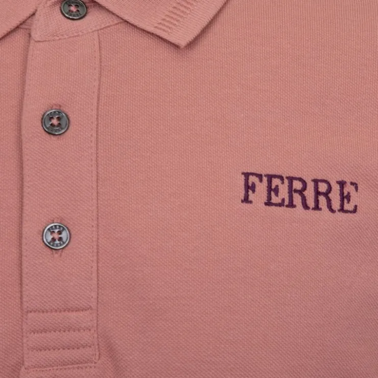 GIANFRANCO FERRE Polo Leandro coton avec boutons Homme ROSE Best