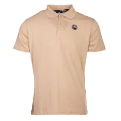 HELVETICA Polo logo brodé Homme BEIGE Online