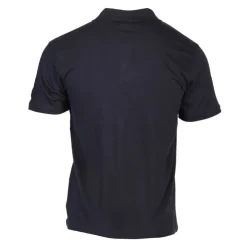 HELVETICA Polo logo imprimé Homme BLEU FONCE Hot