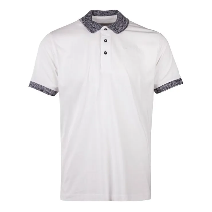 CERRUTI Polo manches courte bicolore santerno Homme BLANC Online