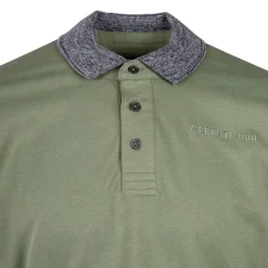 CERRUTI Polo manches courte bicolore santerno Homme VERT