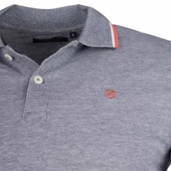 JACK & JONES Polo manches courtes 100% Coton Homme JACK AND JONES BLEU Hot