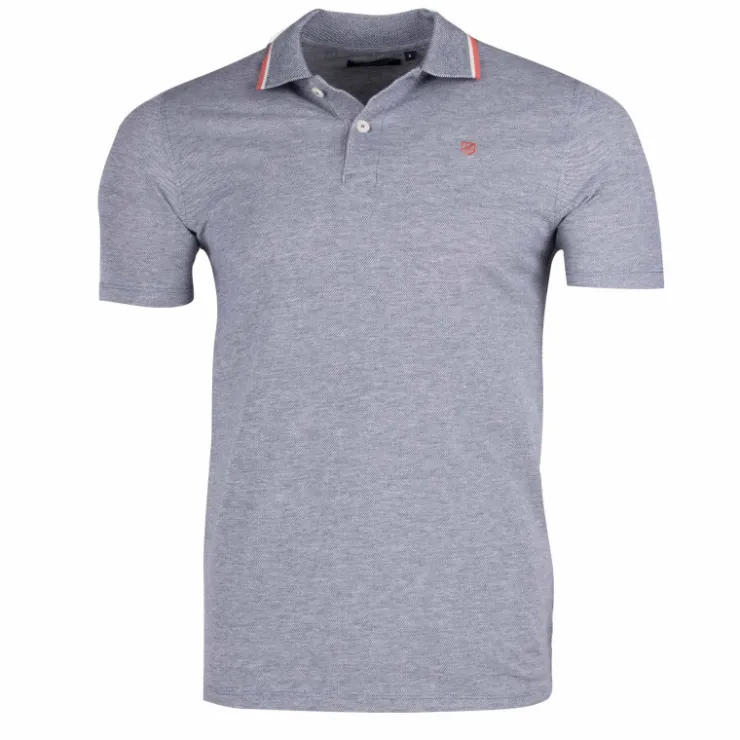 JACK & JONES Polo manches courtes 100% Coton Homme JACK AND JONES GRIS FONCE Hot