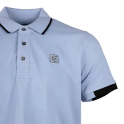 CERRUTI Polo manches courtes bormida avec logo Homme BLEU CLAIR Hot