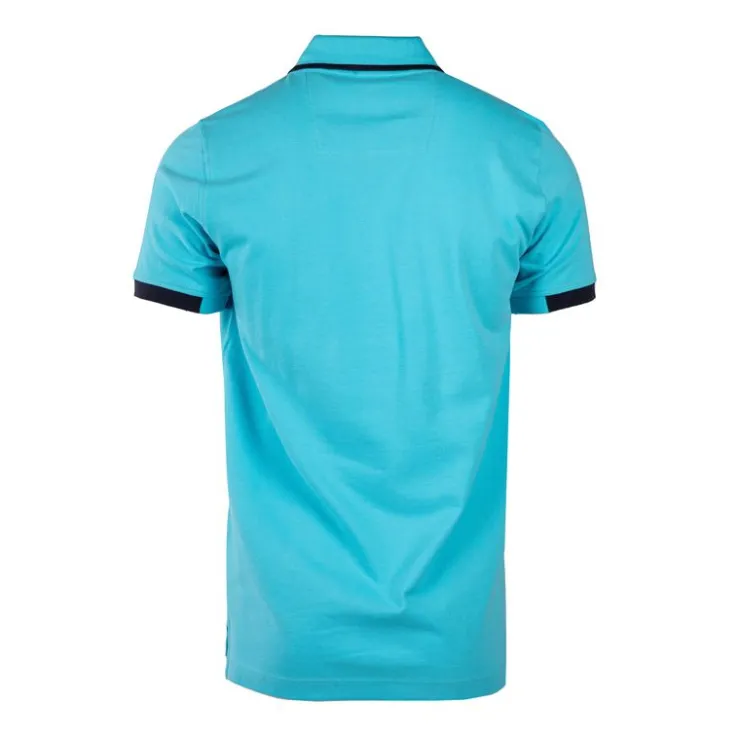 CERRUTI Polo manches courtes bormida avec logo Homme TURQUOISE Hot
