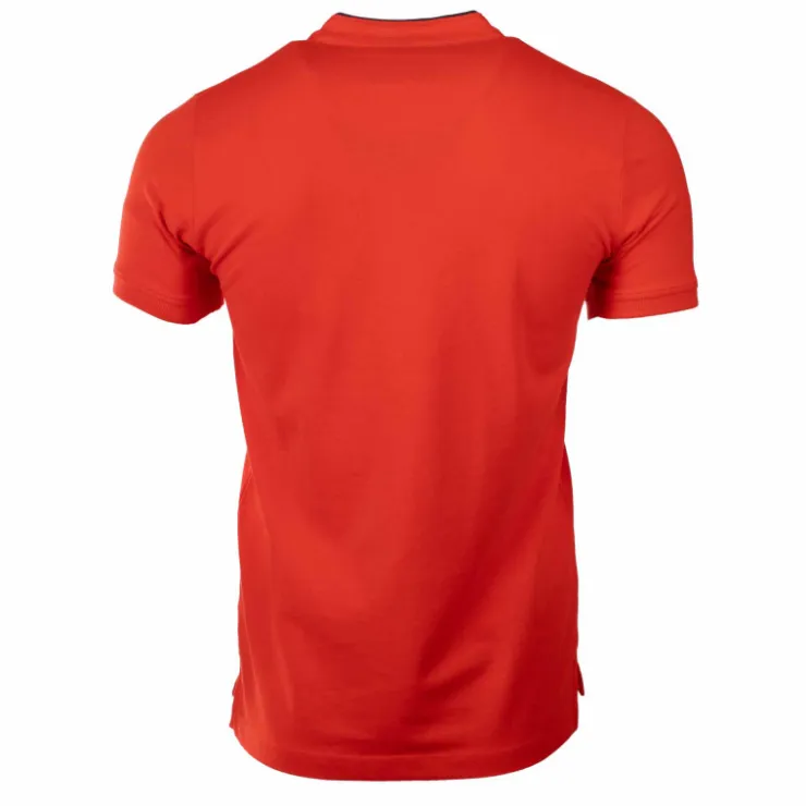 CERRUTI Polo manches courtes col mao firenza Homme ROUGE