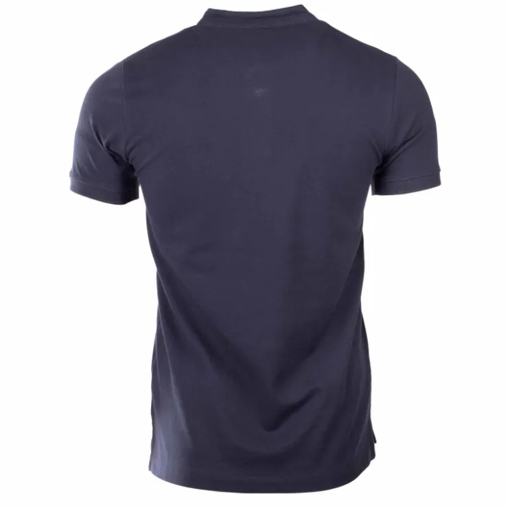 CERRUTI Polo manches courtes col mao firenza Homme BLEU FONCE Online