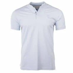 CERRUTI Polo manches courtes col mao firenza Homme BLEU CLAIR New