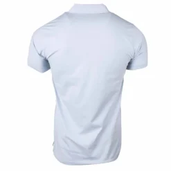 CERRUTI Polo manches courtes coton doux bande logo épaule ballabile Homme BLEU CLAIR Best