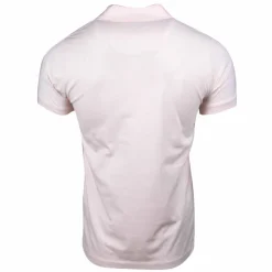 CERRUTI Polo manches courtes coton doux bande logo épaule ballabile Homme ROSE CLAIR Sale