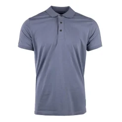 CERRUTI Polo manches courtes coton doux bande logo épaule ballabile Homme GRIS FONCE Best