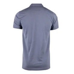 CERRUTI Polo manches courtes coton doux bande logo épaule ballabile Homme GRIS FONCE Best