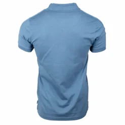 CERRUTI Polo manches courtes coton doux bande logo épaule ballabile Homme BLEU Sale