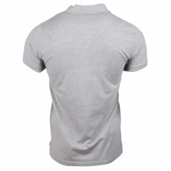 CERRUTI Polo manches courtes coton doux bande logo épaule ballabile Homme GRIS New