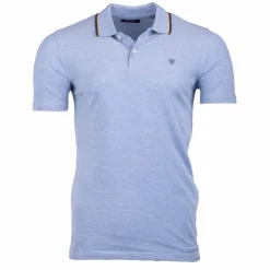 JACK & JONES Polo manches courtes Homme BLEU CLAIR Sale