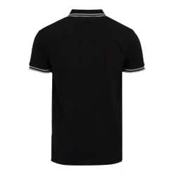 CHEVIGNON Polo manches courtes liserés col Sherman Homme NOIR Discount