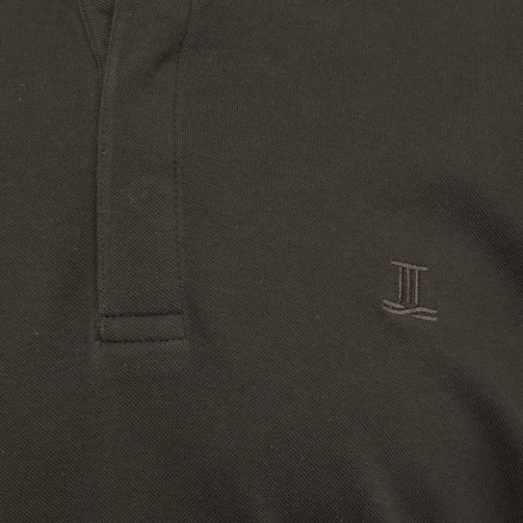 TORRENTE Polo mao manches courtes avec liseré coloré Homme KAKI Discount