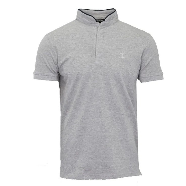 TORRENTE Polo mao manches courtes avec liseré coloré Homme GRIS CLAIR New