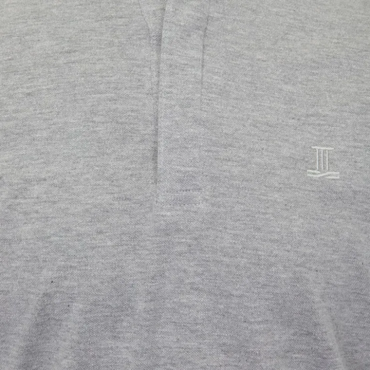 TORRENTE Polo mao manches courtes avec liseré coloré Homme GRIS CLAIR New