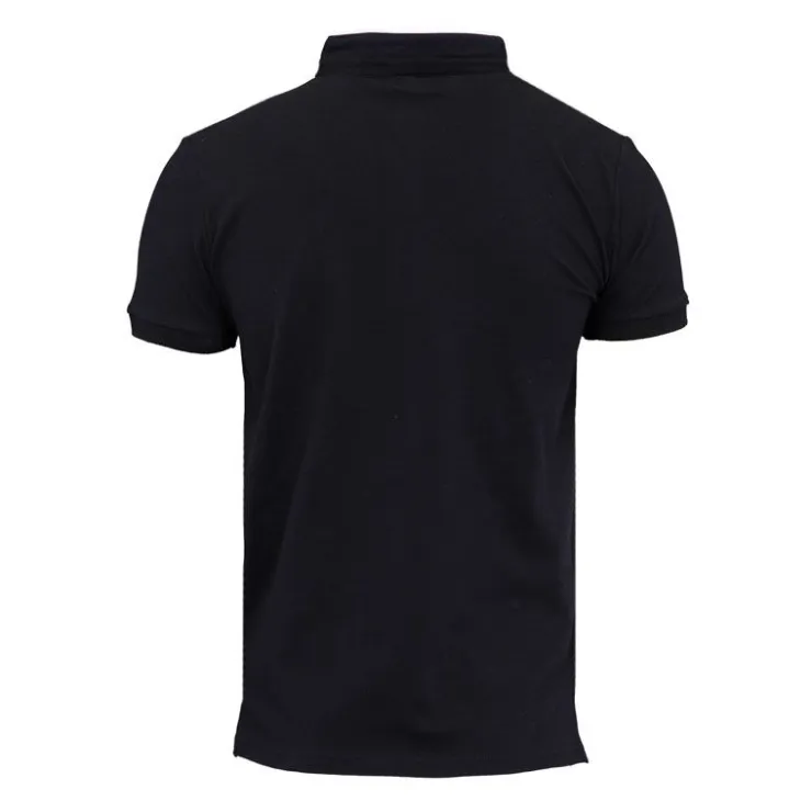 TORRENTE Polo mao manches courtes avec liseré coloré Homme NOIR Discount