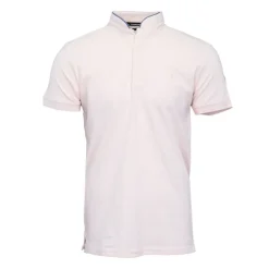 TORRENTE Polo mao manches courtes avec liseré coloré Homme ROSE CLAIR New