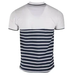 BLAGGIO Polo mariniere en coton pique 100% coton assor 24 parly Homme BLANC Sale