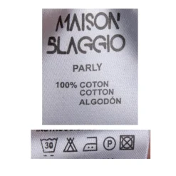 BLAGGIO Polo mariniere en coton pique 100% coton assor 24 parly Homme BLANC Sale