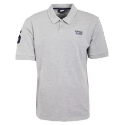 KAPORAL Polo Marlow 5 logo brodé Homme GRIS CLAIR Clearance