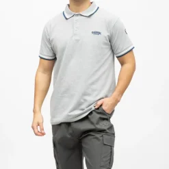 KAPORAL Polo mc aldwin Homme GRIS CLAIR Discount