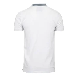 BILL TORNADE Polo mc logo liseret Homme BLANC Discount