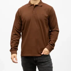 TORRENTE Polo ml liseret 5551 Homme MARRON FONCE Sale