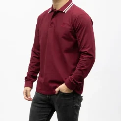 TORRENTE Polo ml liseret 5551 Homme BORDEAUX Online