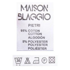 BLAGGIO Polo poche poitrine imprimé Homme BLANC Online