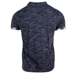 BLAGGIO Polo poche poitrine imprimé Homme BLEU FONCE Sale