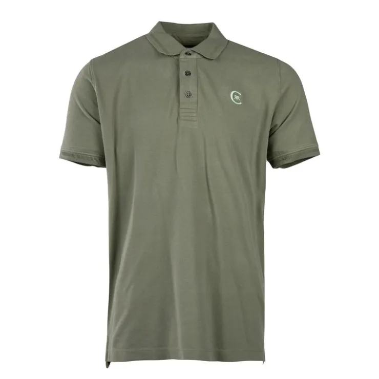 CERRUTI Polo regular manches courtes tiber en coton Homme VERT CLAIR