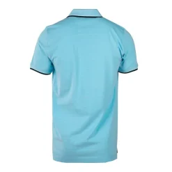 CERRUTI Polo regular manches courtes natisone avec liseré Homme TURQUOISE Best
