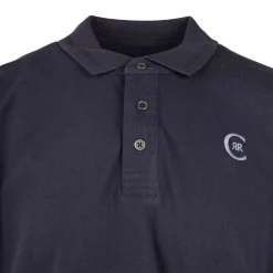 CERRUTI Polo regular manches courtes tiber en coton Homme BLEU FONCE Clearance