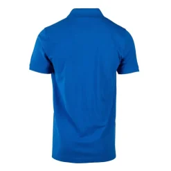 CERRUTI Polo regular manches courtes tiber en coton Homme BLEU ROI Discount