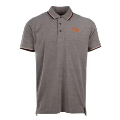 CERRUTI Polo regular manches courtes natisone avec liseré Homme GRIS Outlet